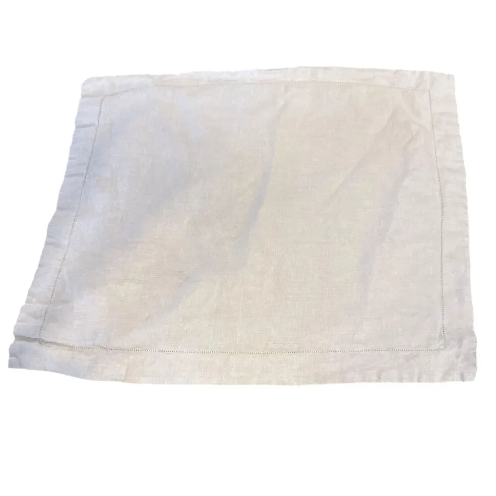 Pottery Barn Belgian Flax 100% Linen Standard Pillow Sham Case Cover Beige